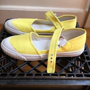 Vintage Yellow Mary Jane Keds